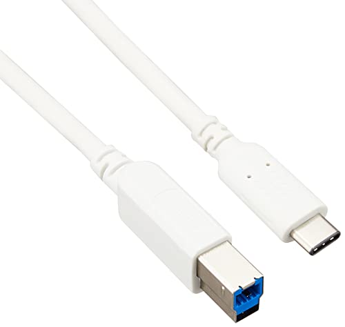 Digio2 USB3.1 Type-Cケーブル Gen.1 Type-C to USB3.1[B] 1.5m ホワイト ZUH-CB3115W