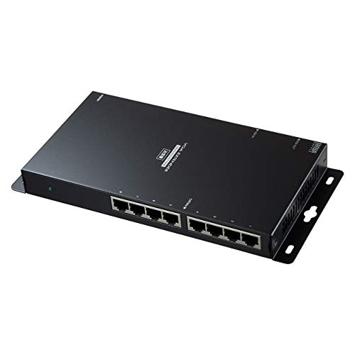 -/-/VGA-EXL8N・パッケージ個数:1・パソコンのアナログディスプレイ映像を最大180mまで延長できる8分配エクステンダー(送信機)・パソコンのアナログVGA画像を最大180m、フルHD(1080p)なら最大60m先の8台のディスプレイに同時に映像を分配出力できるディスプレイ分配エクステンダーです。・UTP/STP カテゴリ5/5eストレートケーブルを使用して画像を分配出力できる送信機です。(映像受信のために別途受信機 VGA-EXRNが必要です)・カテゴリ5/5eケーブルを使用するので通常のディスプレイケーブルと比べ取り回しが簡単でコストパフォーマンスも優れています。・送信機側にもVGA出力を搭載し、手元で映像確認をしながら延長先にVGA出力ができます。・パソコンのアナログVGA画像を最大180m、フルHD(1080p)なら最大60m先の8台のディスプレイに同時に映像を分配出力できるディスプレイ分配エクステンダーです。 ・UTP/STP カテゴリ5/5eストレートケーブルを使用して画像を分配出力できる送信機です。(映像受信のために別途受信機 VGA-EXRNが必要です) ・カテゴリ5/5eケーブルを使用するので通常のディスプレイケーブルと比べ取り回しが簡単でコストパフォーマンスも優れています。 ・送信機側にもVGA出力を搭載し、手元で映像確認をしながら延長先にVGA出力ができます。 ・ウォールマウント機能(壁面取り付け)を考慮した外形構造になっています。 ・工場や建築現場などパソコンの設置が難しい環境にディスプレイのみを設置し、パソコン設備を離れた環境の良い場所に設置する場合などに最適です。 ・最大表示解像度: 1920×1080 (1080p、60Hz)最大60mまで延長可能。 1280×1024 (60Hz)最大180mまで延長可能。 1280×720 (720p、60Hz)最大180mまで延長可能。 ・延長ケーブル長:180m(最大) 解像度によりケーブル延長可能距離が異なります。 ・VGAバンド幅:250MHz ・インターフェース: 入力/ミニD-sub(HD)15pinメス×1、 出力/RJ-45メス×8、ミニD-sub(HD)15pinメス×1 ・分配内容:8分配 ・消費電力:6.5W(最大) ・ケース材料:スチール ・環境条件: 動作時/0~50℃ 湿度80%以下(結露なきこと) 保管時/-20~70℃ 湿度95%以下(結露なきこと) ・サイズ:W245×D119×H25mm(本体サイズ) ・重量:653g ・付属品:ディスプレイケーブル ミニD-sub(HD)15pinオス・オス 1.2m×1、ACアダプタ(DC12V 1.25A)×1、ゴム足×4、壁面取付けネジ×4、取扱説明書(書付き)
