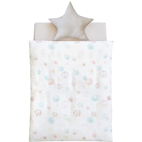 サンデシカ ミニベビー布団セット はじめてママのほっと安心お布団 8点セット【60×90】【日本製】【綿100%】【全部洗える】サヴォン×スモ