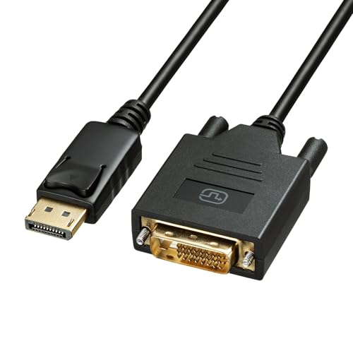 ブラック/2m/KC-DPDVA20K・Size:2m・パッケージ個数:1・DisplayPortを搭載したパソコンをDVIインターフェースを持つディスプレイ・プロジェクター・テレビなどに接続するときに使用するケーブルです。・パソコンのDisplayPortからの出力信号をDVI信号に変換しディスプレイやプロジェクターなどのDVI入力端子を持つ機器に映像を出力できます。・DisplayPort搭載のノートPCでは外付けディスプレイを拡張ディスプレイ設定にして大画面のワークスペースで作業したり、ミラーモードでプロジェクタなどでのプレゼンテーションに活用したりすることができます。・ドライバなどのインストールは必要ありません。接続するだけで使用できます。・ACTIVEタイプの変換ケーブルです。DVIのディスプレイを使用してのマルチモニタ環境を作ることができます。【シングルモード対応】パソコンのDisplayPort出力端子がシングルモードでもデュアルモード（DP++）でもどちらのモードでも使用することができます。【クロックジェネレーター内蔵】クロックジェネレーター●DisplayPortを搭載したパソコンをDVIインターフェースを持つディスプレイ・プロジェクター・テレビなどに接続するときに使用するケーブルです。 ●パソコンのDisplayPortからの出力信号をDVI信号に変換しディスプレイやプロジェクターなどのDVI入力端子を持つ機器に映像を出力できます。 ●DisplayPort搭載のノートPCでは外付けディスプレイを拡張ディスプレイ設定にして大画面のワークスペースで作業したり、ミラーモードでプロジェクタなどでのプレゼンテーションに活用したりすることができます。 ●ドライバなどのインストールは必要ありません。接続するだけで使用できます。 ●ACTIVEタイプの変換ケーブルです。DVIのディスプレイを使用してのマルチモニタ環境を作ることができます。 【シングルモード対応】パソコンのDisplayPort出力端子がシングルモードでもデュアルモード（DP++）でもどちらのモードでも使用することができます。 【クロックジェネレーター内蔵】クロックジェネレーターを内蔵しているため、パソコン本体のクロックジェネレータが足りない場合にも、使用することができます。 ●HDCP2.3、HDCP1.4に対応します。ご注意 各解像度・各機能に対応した、パソコン・ディスプレイ・再生用ソフト・コンテンツが必要です。 パソコンのDVI出力ポートとディスプレイモニタ側のDisplayPortを接続して使用することはできません。 ケーブル長：約2m　SR-SR間の長さ ケーブル外径：約4.8mm コネクタ形状：DisplayPortコネクタオス（ラッチ付き）-DVIコネクタオス インチネジ 線材規格（UL）：20276 準拠規格：DisplayPort Ver.1.2準拠 重量：約99g DVI出力：最大1920×1200（WUXGA）/1920×1080（フルHD） サイズ： DisplayPortコネクタ部/約W19.9×D50.9×H13mm　コネクタシェルを除く、SR部を含む DVIコネクタ部/約W41.6×D60.6×H16.5mm　コネクタシェルを除く、SR部を含む 色：黒 ケーブル被覆材質：PVC
