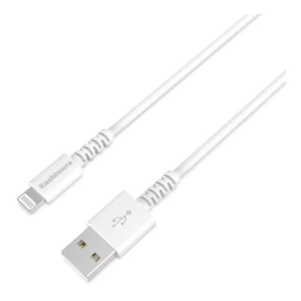 Kashimura（カシムラ）USB充電＆同期ケーブル 2m LN WH