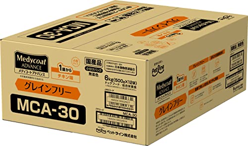 メディコートアドバンス グレインフリー 1歳から チキン味【国産/アルミ小分け】 6kg 500g 12 