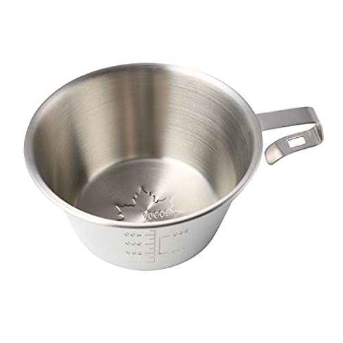 ラージ 500mlシルバー/ラージ/81285044・Style:ラージ 500ml・パッケージ個数:1・総重量:(約)105g・部門名: ユニセックス大人総重量:(約)105g 容量:(約)500ml サイズ:幅16×奥行12.5×高さ6.5cm 主素材:ステンレス ●調理にも使える大容量500mlの特大サイズ ●メモリ付き ●直火OK 製品は予告なく仕様を変更する場合があります
