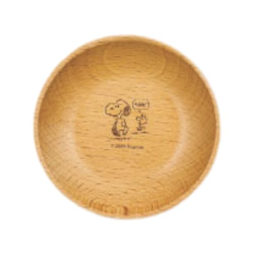 マリモクラフト SNOOPY スヌーピー 木製テーブルウェア 豆皿8cm C Φ80×H20mm SPZ-3723