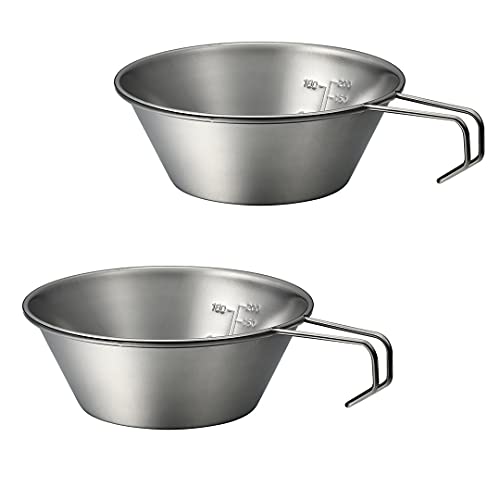 Rakuten - NANGOGEAR（南湖 キャンプ ギア） シェラカップ 2pcs 21110(S-220-2P)