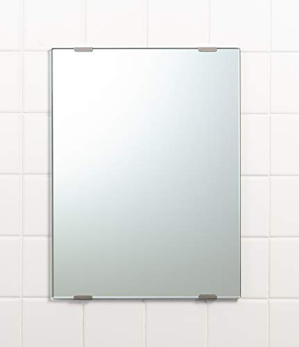 東プレ お風呂鏡 交換用鏡 約縦40.6×横30.5cm 厚さ5mm 耐湿加工 取り付け簡単 日本製 N-2 1枚入 [3]