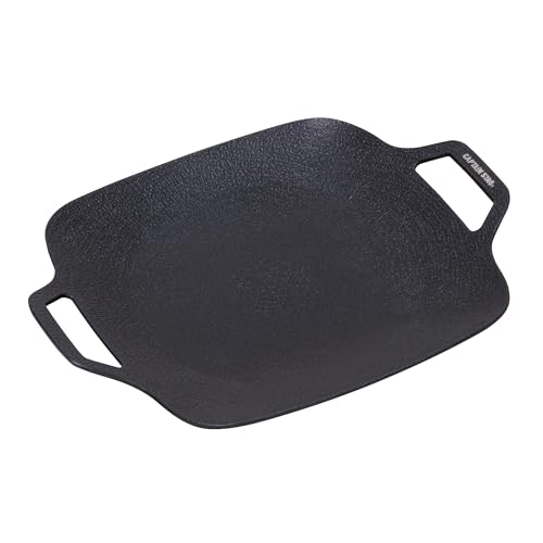 本体/スクエア(20cm)ブラック/縦20cmx横25cmx厚さ3cm/UG-1582・Style:本体/スクエア(20cm)・パッケージ個数:1・製品サイズ:(約)幅250×奥行200×高さ30mm (取っ手含む)・製品重量:(約)350g・材質:本体/アルミニウム合金(表面加工フッ素樹脂塗膜加工)、はり底/ステンレス鋼・原産国:中国・特徴:使いやすいスクエアタイプのグリルプレート。ソロ焚き火台・ジュニアタイプカセットコンロで使えるミニサイズ。フッ素加工と特殊凹凸加工で焦げ付き難くお手入れ簡単。オール熱源対応。特徴:使いやすいスクエアタイプのグリルプレート。 ソロ焚き火台・ジュニアタイプカセットコンロで使えるミニサイズ。 フッ素加工と特殊凹凸加工で焦げ付き難くお手入れ簡単。 オール熱源対応。 製品サイズ:(約)幅250×奥行200×高さ30mm (取っ手含む) 製品重量:(約)350g 材質:本体/アルミニウム合金(表面加工フッ素樹脂塗膜加工)、はり底/ステンレス鋼 原産国:中国 レンタル等による貸出、オークション等による販売や中古販売、及び譲渡によって発生した故障・破損・損害・事故などにつきましては一切責任を負いかねますので予めご了承ください。