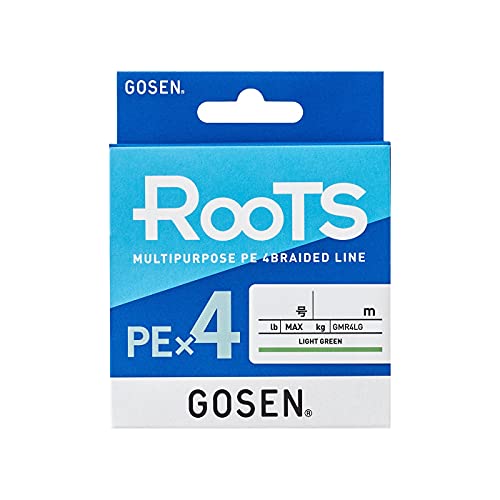 GOSEN леска PE×4 Light Green 200m 1号