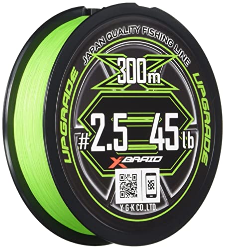 エックスブレイド(X-Braid) アップグレードX8 オールグリーン 300m 2.5号 (45lb)