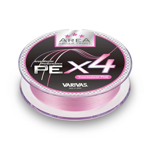 バリバス(VARIVAS) スーパートラウトエリア PE X4 75m トーナメントピンク 0.15号