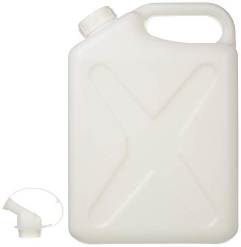 ノズル付ホワイト/5L/190・Size:5LStyle:ノズル付・パッケージ個数:1・原産国:日本・容量(L):5・材質:ポリエチレン(PE)・内径(mm):30・寸法 W×D×H(mm):202×118×290商品紹介 サイズ:5L | スタイル:ノズル付 商品紹介 ポリエチレン製 扁平缶です。灯油、軽油、ガソリン等は、使用できません。・火気に近づけないでください。・引火性液・溶剤などには使用しないでください。 Amazonより ●片口扁平缶スタンダードタイプです ご注意(免責))必ずお読みください ・寸法には、許容差があります。(単位mm) 続きを見る Amazonより ●片口扁平缶スタンダードタイプです ご注意（免責）必ずお読みください ・寸法には、許容差があります。(単位mm)