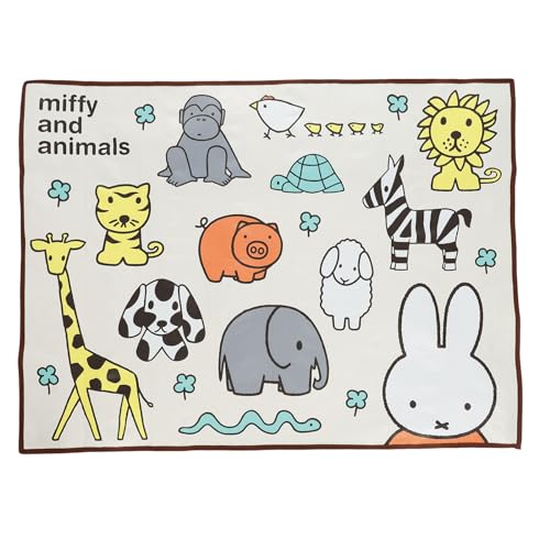 Leisure Sheet - 丸眞 レジャーシート 中サイズ miffy ミッフィー ミッフィーとどうぶつさん 2~3人用 こども コンパクト 子ども 子供 遠足 運動会 厚