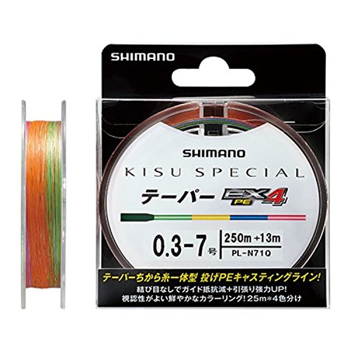 Rakuten - シマノ(SHIMANO) ライン キススペシャル EX4 PE テーパー 263m 0.3号 PL-N71Q 釣り糸