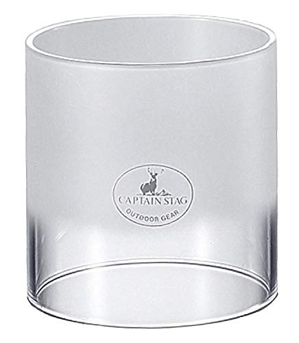 キャプテンスタッグ キャンプ 防災用 ライト 照明 ガス ランタン 用ホヤパーシャルフロスト MM-7924