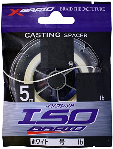 エックスブレイド(X-Braid) X-BRAID イソブレイド (ISO BRAID) ハンガーパック 5m ホワイト 10号 (60LB)