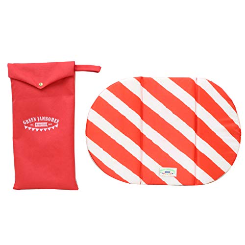 Rakuten - アサヒ興洋 携帯クッション コンパクトクッション 低反発 折りたたみ式 レッド 縦26×横40cm 厚さ0.8cm 在宅勤務 在宅ワーク 仕事用