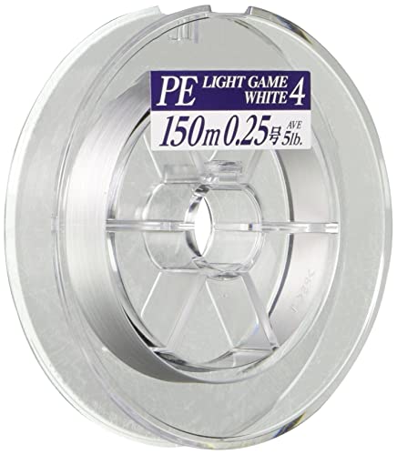 0.25号/5lbホワイト/全長:150m/307517・Color:ホワイトStyle:0.25号/5lb・パッケージ個数:1・主な対応魚種:アジ メバル マメイカ・主な対応釣種:ライトゲーム イカ釣りエギング・素材:スーパーPE・全長:150m / 号数:0.25号 / 強度:5lb / 4本編み・カラー:ホワイト●細号数から4ブレイド設計。高バランス設計が、より快適な操作性を可能にしました。●極細PEは、水中での抵抗も抑え、今まで獲れなかったバイトも捉えます。●ラインカラーはスーパーホワイト。ライン軌道が見えやすく僅かなラインの動きも察知します。