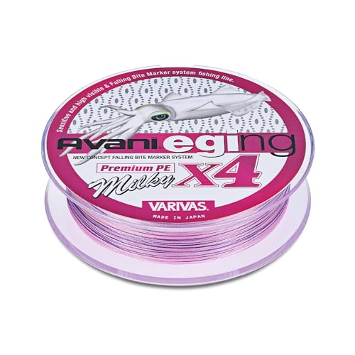 0.8号/15lbピンク/全長:150m/139585・Color:ピンクStyle:0.8号/15lb・パッケージ個数:1・号数:0.8号・撚り数:4本・ポンド数:15・巻量:150m高精度の『耐破断性工法』により4本の原糸を緻密に編込み、原糸同士の接合バランスを均一にさせることで、安定した強度を実現。さらにスーパーフッ素の膜を纏わせることでガイドとの摩擦が大幅に低減され、キャスティングの飛距離性能を向上させました。フォーリングバイトマーカーを搭載することで、イカのエギへのアタックをラインの動きで捉える繊細な釣り方にも適した仕様となっています。