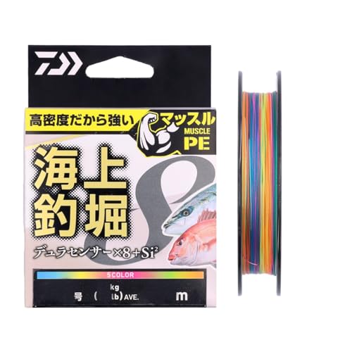 5号5C(1m)/5号/07300625・Style:5号・パッケージ個数:1・1mカラーローテーションの専用ラインが高密度「マッスルPE」にパワーアップ・海上釣堀専用5C。1m×5色のローテーションで棚取りし易い。-