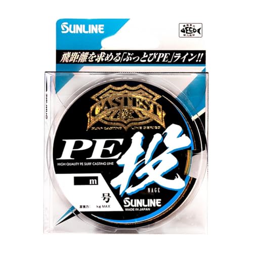 Rakuten - サンライン(SUNLINE) ぶっとび系 4本撚りPEライン キャステスト (CASTEST) PE投 250m 0.4号 5色カラード