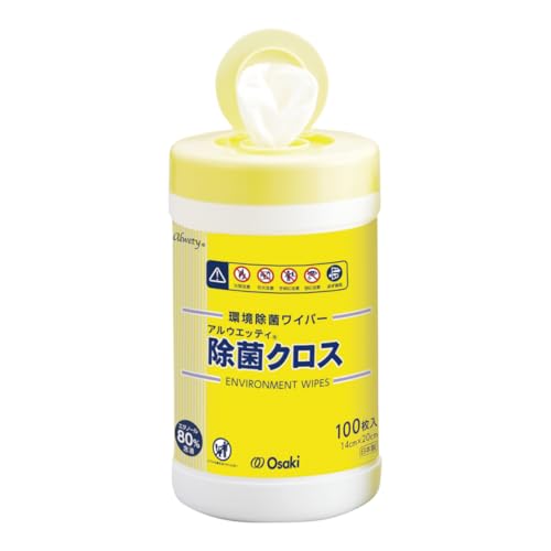 Other - OO Osaki(オオサキ) 環境除菌ワイパー アルウエッティ 除菌クロス 100枚入 大容量 本体 日本製 72161