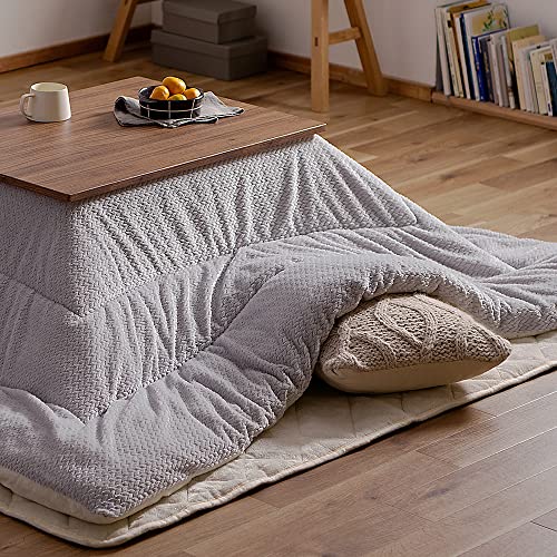 イケヒコ こたつ 掛け布団 ベルダ 約205×245cm レッド 長方形 単品 ギャッペ柄 肌触り なめらか #6032519