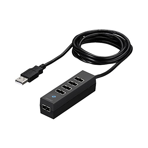 バッファロー BUFFALO どっちもUSBハブ どっちもUSBポート採用USB2.0ハブ 5ポートタイプ ブラック BSH5UD20BK
