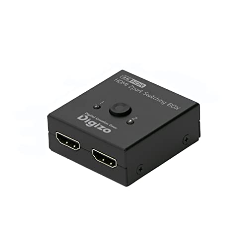 プリンストン Digizo 2ポートHDMI切換器 4K HDR@60fps 入出力双方向切替対応 【PS5/PS4 Pro/Nintendo