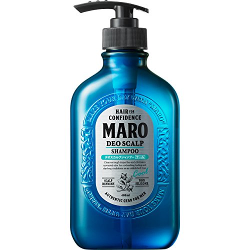 【クール】デオスカルプ シャンプー [ グリーンミントの香り ] MARO マーロ 400ml メンズ