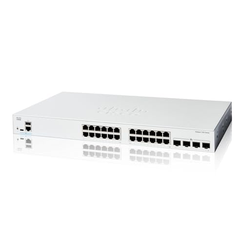 シスコシステムズ (Cisco) Cisco Catalyst 1200-24T-4X スマート スイッチ 24 ポート GE 4x10GE S