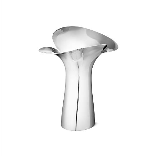 Miffy - 「 Georg Jensen 」 花瓶 フラワーベース L BLOOM シルバー 直径約9×高さ約33cm 10016985