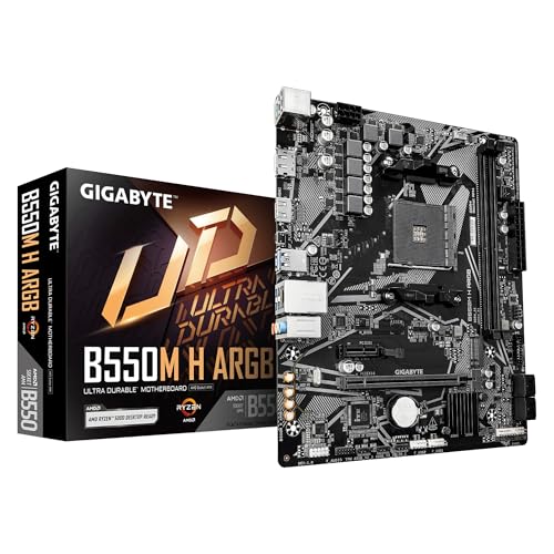 GIGABYTE B550M H ARGB Micro-ATXマザーボー�