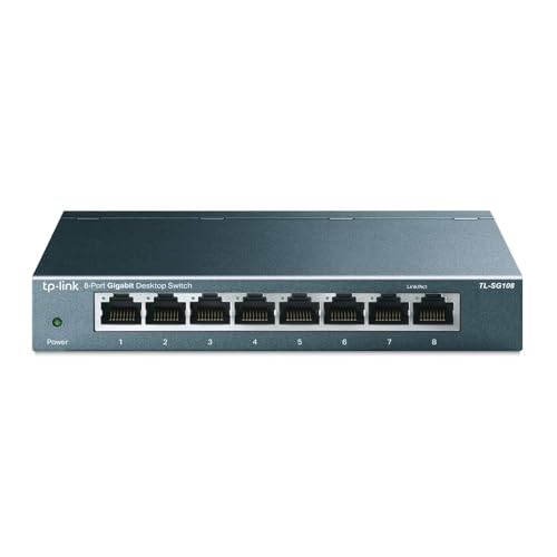 Outdoor Antenna - TP-Link 8ポート スイッチングハブ 10/100/1000Mbps ギガビット 金属筺体 設定不要 TL-SG108