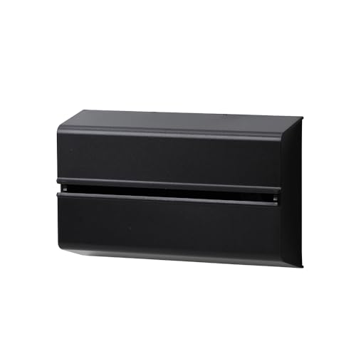ideaco(イデアコ) 壁に取り付け可能 ペーパー タオル/ティッシュ ホルダー ブラック WALL PT (ウォールピーティー)