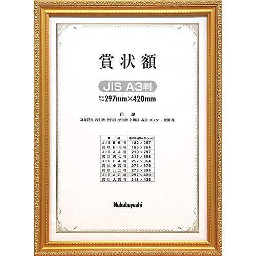 木目調ゴールド/A3(JIS規格)/フ-KW-209J-H・Size:A3(JIS規格)・パッケージ個数:1・フレーム外形寸法(タテ×ヨコ×厚みmm):463×340×14・本体重量:1 240g・収納用紙サイズ(mm):420×297・フレーム:木製(木端材)・透明板:ガラス(2.0mm厚)●裏板:MDF ●吊りヒモセット付(ヒートン金具 大:1本、小:2本、ヒモ1本) ●化粧函入