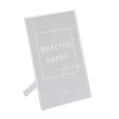 無色 (Mushoku colorless)/L/823991・Size:L・パッケージ個数:1・「軽い」「割れにくい」アクリル素材のフォトスタンド・写真をアクリルの間に挟むだけで簡単に飾れます。・フレームサイズ：W93×H133×D14・重量：62g・縦横兼用アクリル素材なので「軽い」、「割れにくい」 同素材のスタンド付。 写真をアクリルの間に挟むだけで簡単に飾ることができます。 写真はもちろん、メニューや案内を入れて使用するのにもおすすめです。 縦横兼用 Lサイズサイズ:W93×H133×D14cm 重量:62g