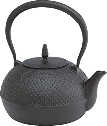 Metallic - 池永鉄工(Ikenaga Iron Works) 鉄瓶 1.4L 南部鉄器 やかん IH・ガス火対応 鉄分補給 梔子あられ文様 日本製