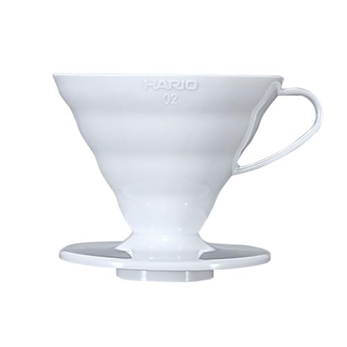 Coffee Kettles - HARIO(ハリオ) V60 透過ドリッパー 02 ホワイト 1~4杯用 コーヒー ハンドドリップ 日本製 VDR-02-W