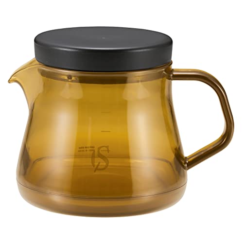 キャプテンスタッグ(CAPTAIN STAG) コーヒー 珈琲サーバー 470ml フタ付き 目盛り付き KONOMI/ブラウン CS Fore