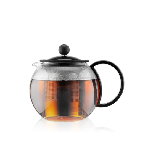 Coffee Kettles - BODUM ボダム ティーポット ティーメーカー ASSAM アッサム ティープレス 500ml ブラック 紅茶 緑茶 中国茶 ハーブティー フ