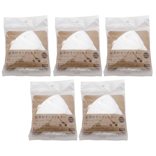 Coffee Kettles - トキワ工業 紅茶フィルター 紅茶好きのフィルター 1~2杯用 20枚入×5個セット 約11.8×9cm 日本製 白