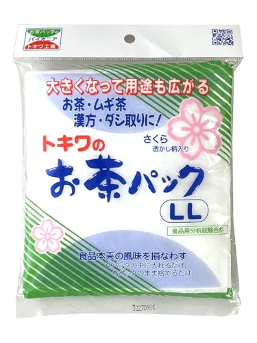 トキワ工業 お茶パック 約15×14 袋入り25枚 お茶パックLL 日本製 ティーパック