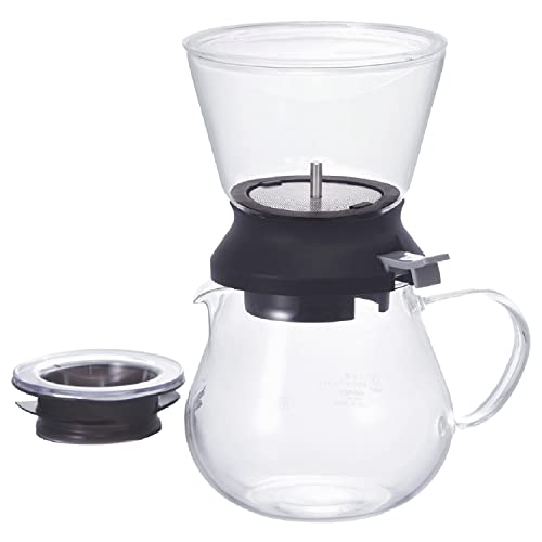 Coffee Kettles - HARIO(ハリオ) ティードリッパー ラルゴ35 サーバーセット 350ml ブラック プレゼント ギフト 贈り物 TDR-5012B