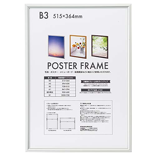 Rakuten - ナカバヤシ アルミ製 ポスターフレーム B3判 F-PFA-B3-S