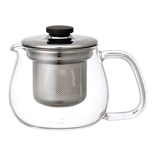 KINTO (キントー) UNITEA ティーポット 450ml ステンレス 食洗機対応 耐熱ガラス 8308