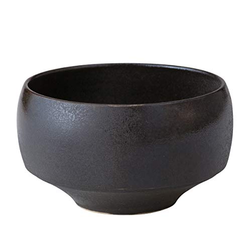 波佐見焼 抹茶碗 haku 碗 侘黒 おしゃれ シンプル 食洗器可 日本製 18172