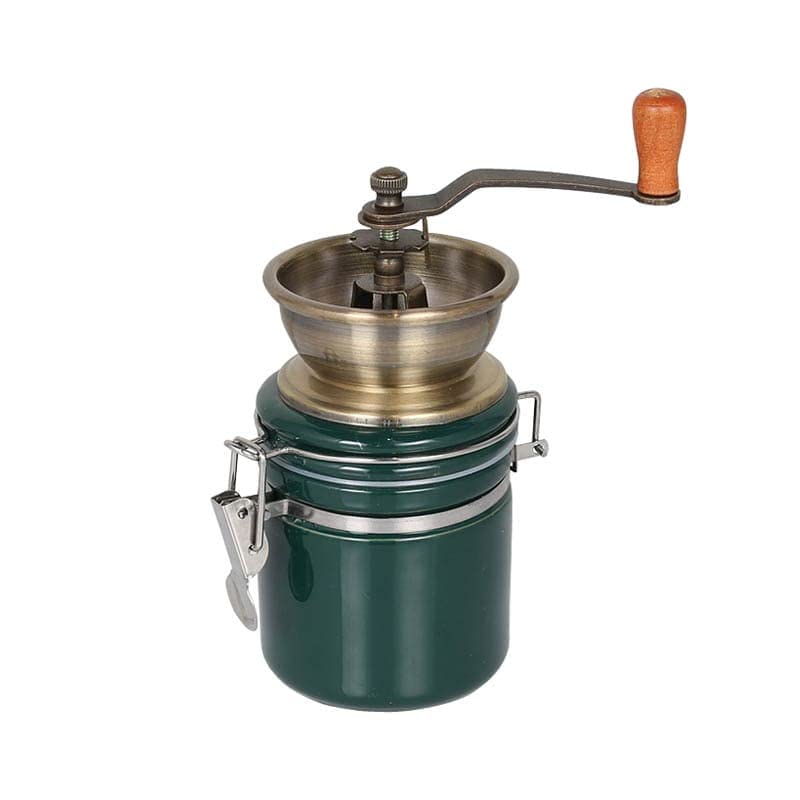 Coffee Kettles - ダルトン(Dulton) コーヒー ミル テラ フォレストグリーン アイアン 豆 手挽き 容量100g 高さ220mm 幅155mm 奥行80m