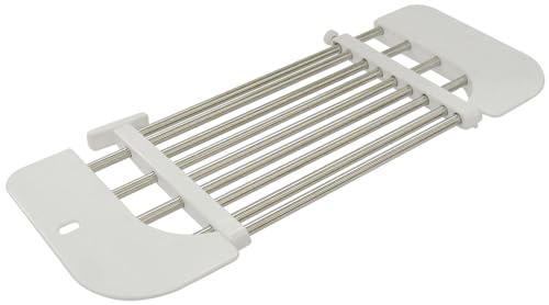 タマハシ(Tamahashi) デイズ 立てて収納できる 水切りラック 約40cm~58cm 錆びにくいステンレス製 伸縮タイプ まな板としても