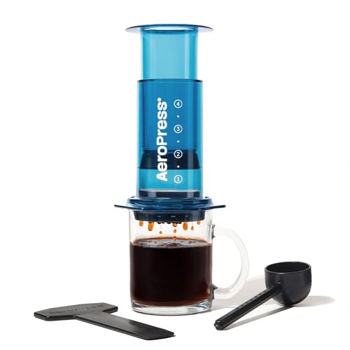 Coffee Kettles - 【国内正規品】 エアロプレス (AeroPress) 本体 エアロプレス ブルー コーヒーメーカー フィルター付 フレンチプレス エスプレッソ