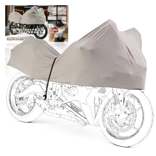 Catch Tanks - デイトナ(Daytona) バイクカバー インナーカバー 大型 125cc 250cc 400cc 原付 裏起毛 ストレッチ インナーハーフカバ